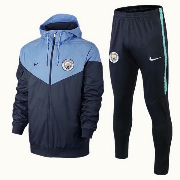 Windjacke Manchester City 2018-19 Blau Marine Fussballtrikots Günstig